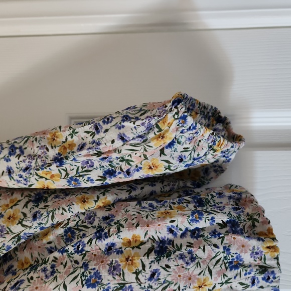 NWT Mongo button front printed floral blouse - Picture 7 of 11